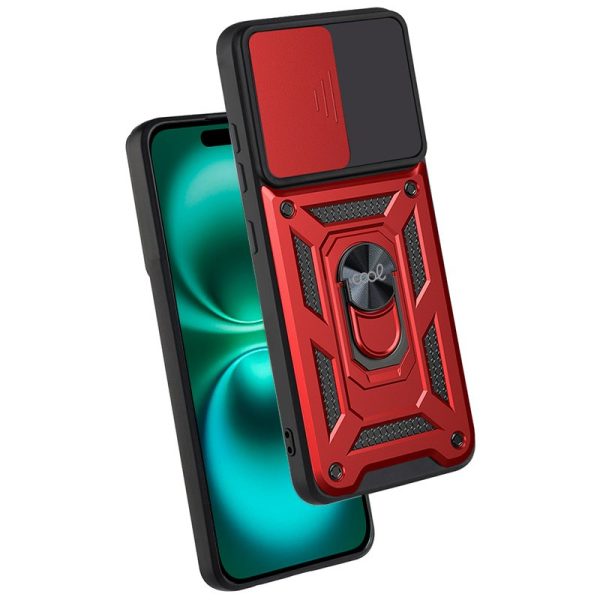 Carcasa COOL para iPhone 16 Plus Hard Ring Rojo - Image 2