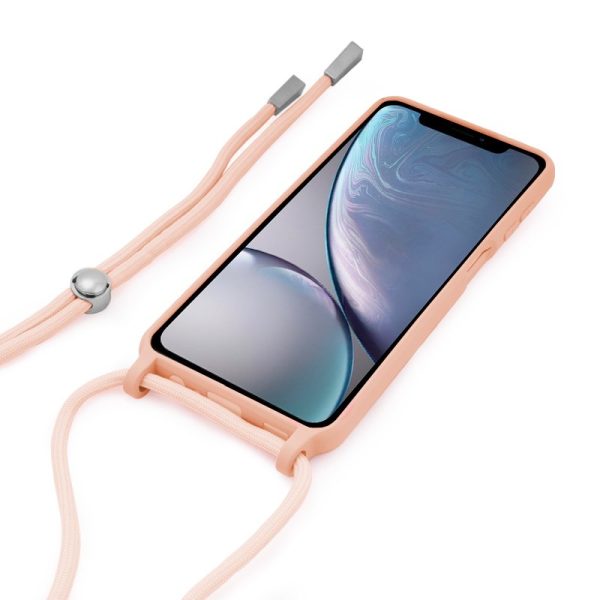 Carcasa COOL para iPhone XR Cordón Liso Rosa - Image 2