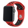 Correa COOL para Apple Watch Series 1 / 2 / 3 / 4 / 5 / 6 / 7 / 8 / SE (42 / 44 / 45 mm) Sport Rojo-Negro