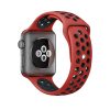 Correa COOL para Apple Watch Series 1 / 2 / 3 / 4 / 5 / 6 / 7 / 8 / SE (42 / 44 / 45 mm) Sport Rojo-Negro - Image 3