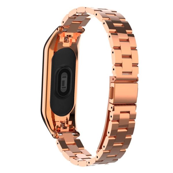 Correa COOL para Xiaomi Mi Band 5 / 6 / 7 / Amazfit Band 5 Steel Rose Gold - Image 2