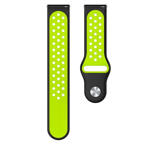 Correa Universal 22mm Amazfit GTR / Stratos / Huawei / Samsung / COOL Goma Negro-Verde - Image 3