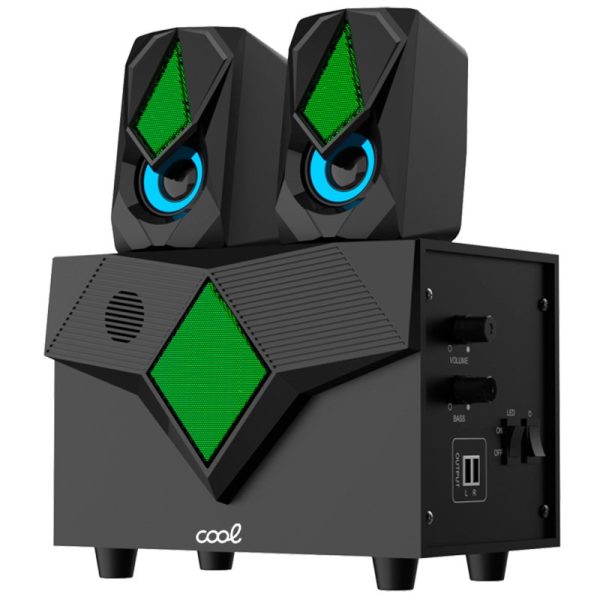 Equipo Audio para PC COOL Gaming LED USB 15W - Image 2