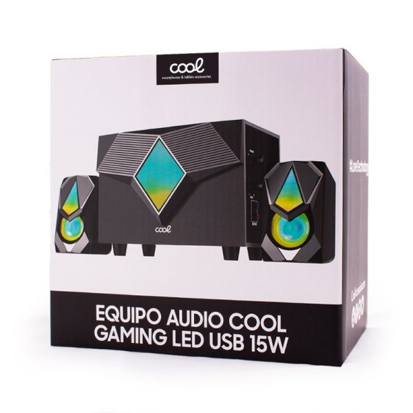 Equipo Audio para PC COOL Gaming LED USB 15W - Image 5