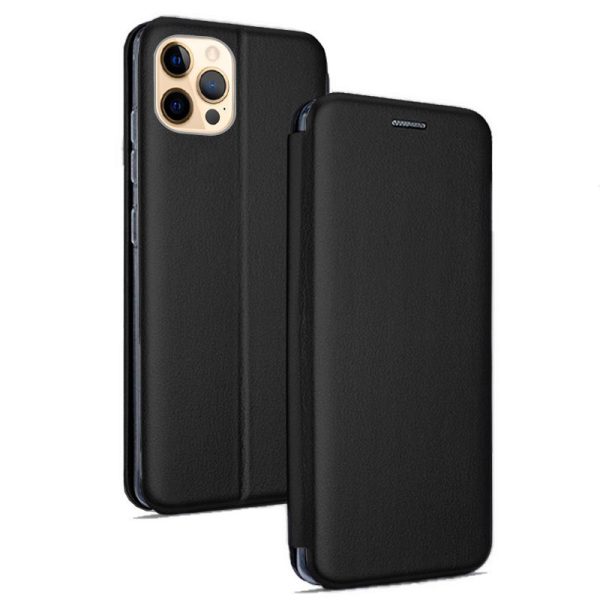 Funda COOL Flip Cover para iPhone 12 Pro Max Elegance Negro