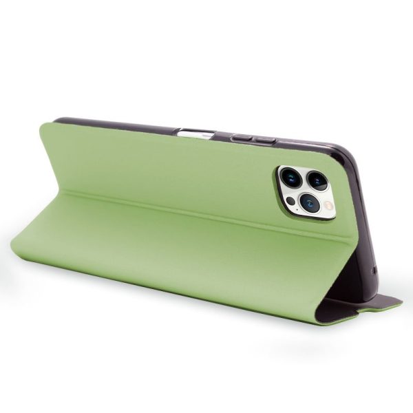 Funda COOL Flip Cover para iPhone 13 Pro Elegance Pistacho - Image 3