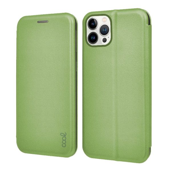 Funda COOL Flip Cover para iPhone 13 Pro Elegance Pistacho - Image 7