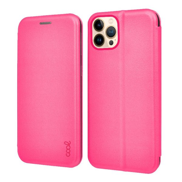 Funda COOL Flip Cover para iPhone 13 Pro Max Elegance Fucsia - Image 4