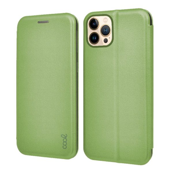 Funda COOL Flip Cover para iPhone 13 Pro Max Elegance Pistacho - Image 2