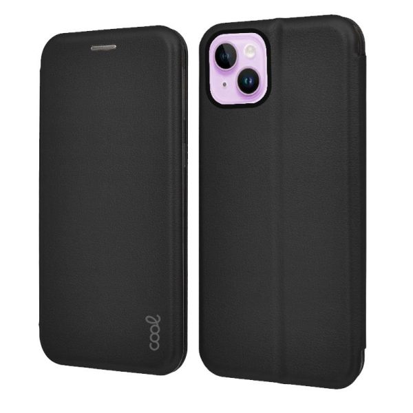 Funda COOL Flip Cover para iPhone 14 Elegance Negro - Image 2