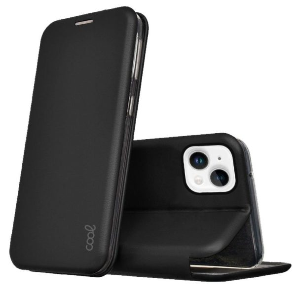 Funda COOL Flip Cover para iPhone 14 Plus Elegance Negro