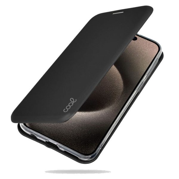 Funda COOL Flip Cover para iPhone 15 Pro Max Elegance Negro - Image 4