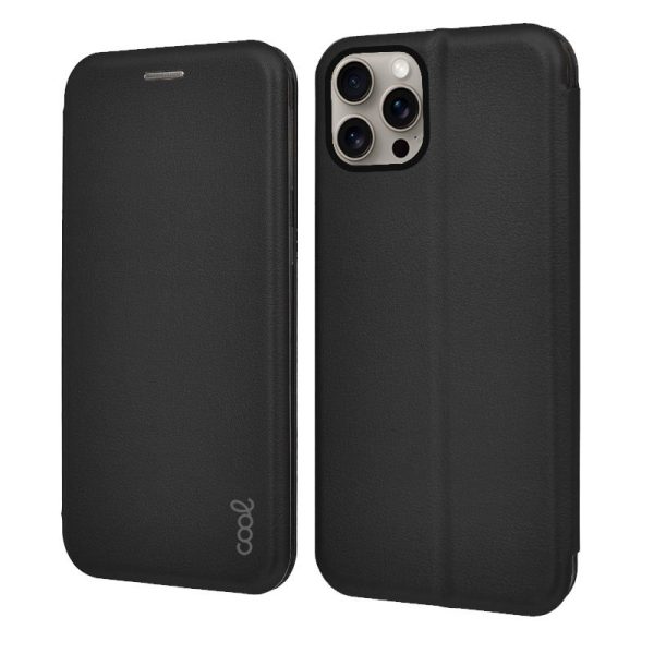 Funda COOL Flip Cover para iPhone 15 Pro Max Elegance Negro - Image 5