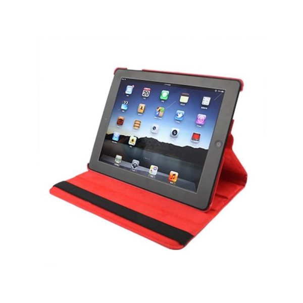 Funda COOL para iPad 2 / iPad 3 / 4 Giratoria Polipiel color Rojo (Soporte) - Image 2