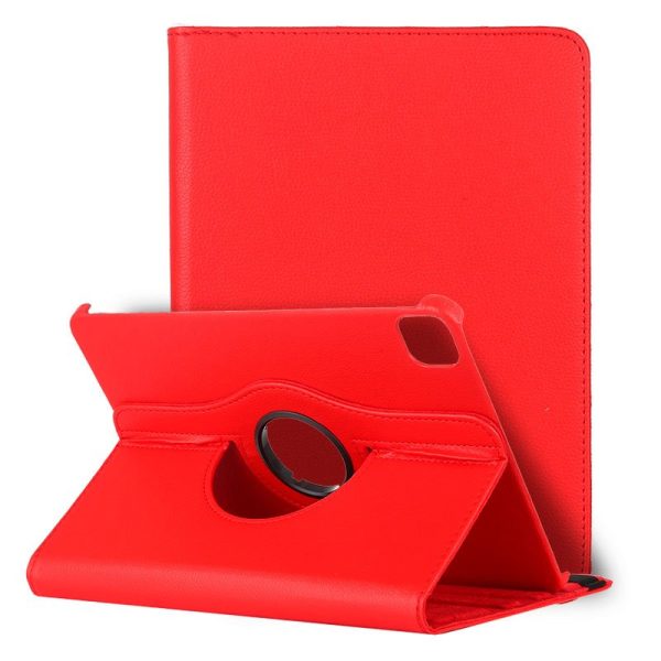 Funda COOL para iPad Pro 11 pulg (2020 / 2021) / iPad Air 4 2020 / iPad Air 5 2022 (10.9) Giratoria Polipiel Rojo