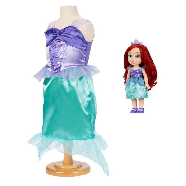 Muñeca Ariel + Disfraz La Sirenita Disney 38cm - Image 3