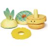 JUEGO APILABLE PIÑA SUAVE MELISSA & DOUG CON 5 PIEZAS DE DIFERENTES TEXTURAS Y SONIDOS - Image 5