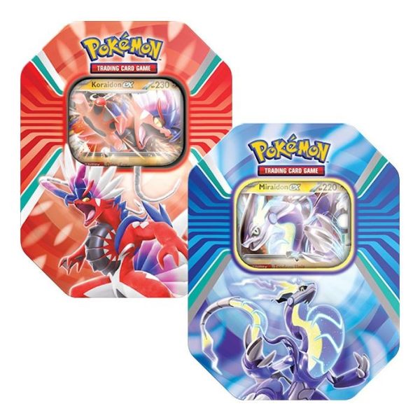 LATA POKEMON SUMMER TIN KORAIDON / MIRAIDON EX CASTELLANO