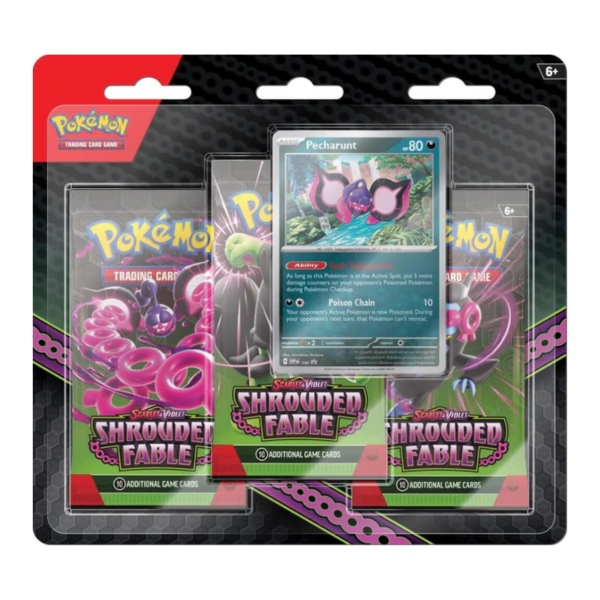 POKEMON TCG 3 PACK BLISTER SV 6.5 FABULA SOMBRIA