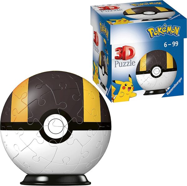 PUZZLE 3D POKEMON HYPERBALL NEGRA 54 PIEZAS - Image 2