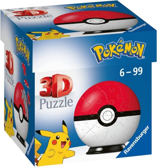 PUZZLE 3D POKEMON POKEBALL CLASSIC 55 PIEZAS