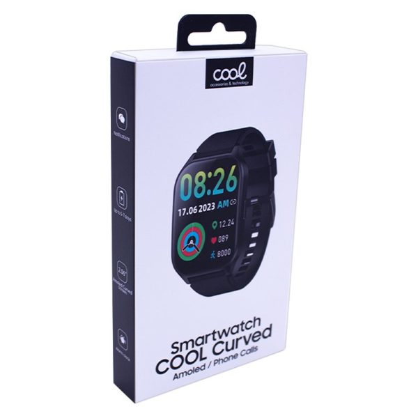 Smartwatch COOL Pantalla Amoled Curved Silicona Negro (Llamadas, Salud, Deporte) - Image 14