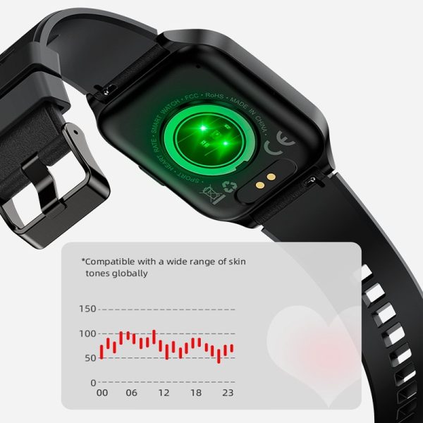 Smartwatch COOL Pantalla Amoled Curved Silicona Negro (Llamadas, Salud, Deporte) - Image 9