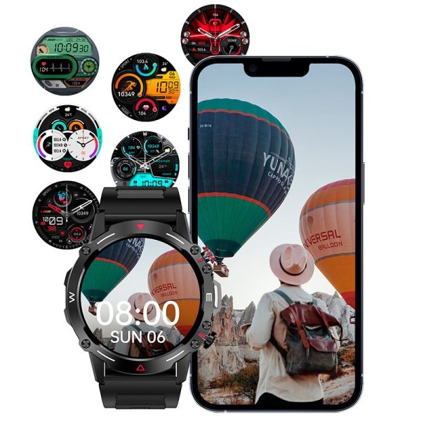 Smartwatch Pantalla Amoled COOL Adventure Silicona Verde (Llamadas, Salud...) - Image 7