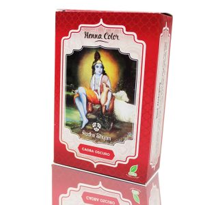 Henna Caoba Oscuro Polvo Radhe 100g