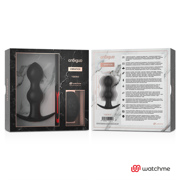 ANBIGUO - PLUGUE DE CONTROLE REMOTO WATCHME VIBRADOR ANAL TIBÉRIO - Image 12