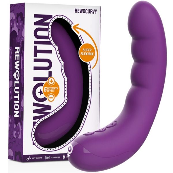 REWOLUTION REWOCURVY RECHARGEABLE FLEXIBLE VIBRATOR - Image 3