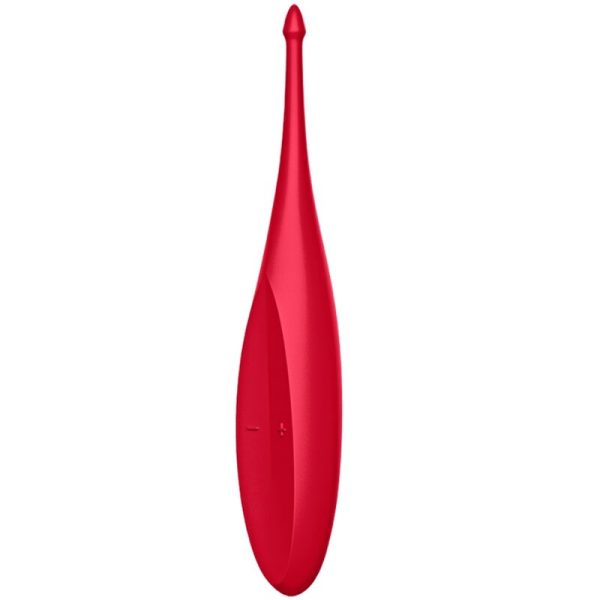 SATISFYER TWIRLING FUN TIP VIBRATOR - VERMELHO