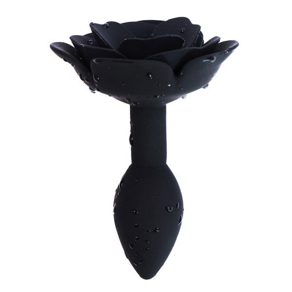 OHMAMA FETISH - PLUG ANAL DE SILICONE ROSA PRETO - Image 2