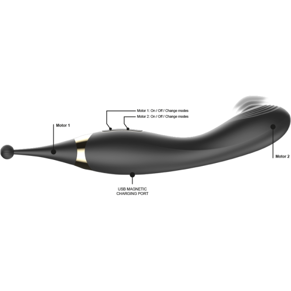 IBIZA INTERCHANGEABLE CLITORAL STIMULATOR AND PULSATION G SPOT VIBRATOR - Image 6