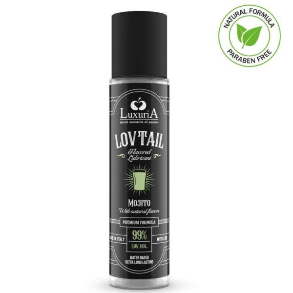 LUBRIFICANTE LOVTAIL À BASE DE ÁGUA LUXURIA - MOJITO 60 ML