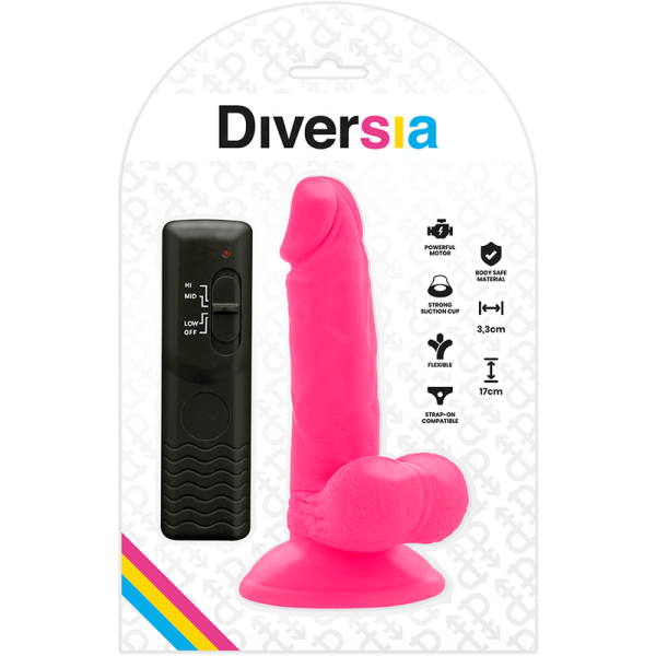 DIVERSIA - FLEXÍVEL VIBRAÇÃO VIBRAÇÃO 17 CM - ROSA - Image 7