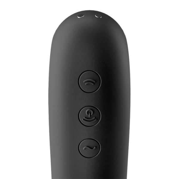 ESTIMULANTE CLIT DE BEIJO DUPLO SATISFYER - PRETO - Image 3