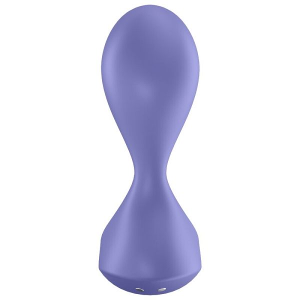 SATISFYER SWEET SEAL VIBRATING PLUG APP - LILAC - Image 3