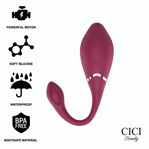 CICI BEAUTY- CONTROLE REMOTO PREMIUM SILICONE EGG VIBRADOR