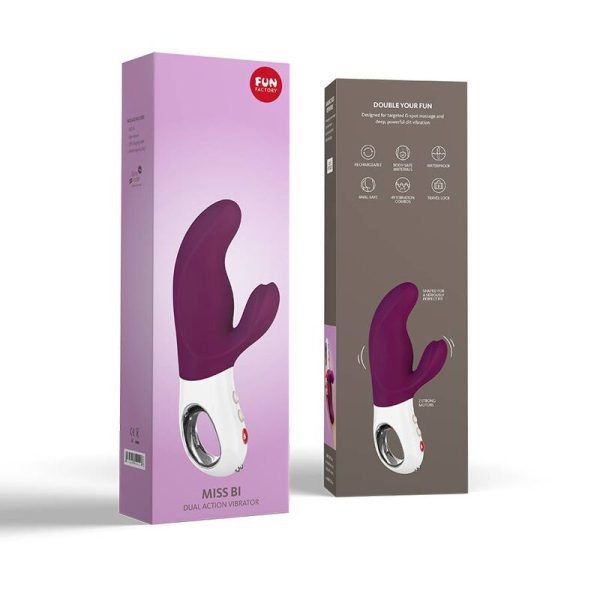 FUN FACTORY - MISS BI DUAL VIBRATOR GRAPE WHITE - Image 5