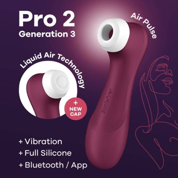 SATISFYER PRO 2 GENERACI N 3 - VINHO TINTO  BLUETOOTH &  APP - Image 6