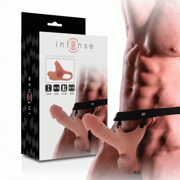 INTENSO - EXTENSO DE SILICONE OCO STRAP-ON 16 X 3,5 CM - Image 3