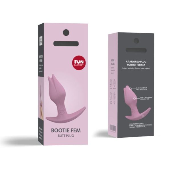 FUN FACTORY - BOOTIE FEM FEMALE ANAL BUTT PLUG ROSE - Image 2