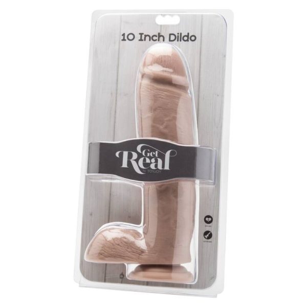 GET REAL - DILDO 25,5 CM COM BOLAS PELE - Image 2