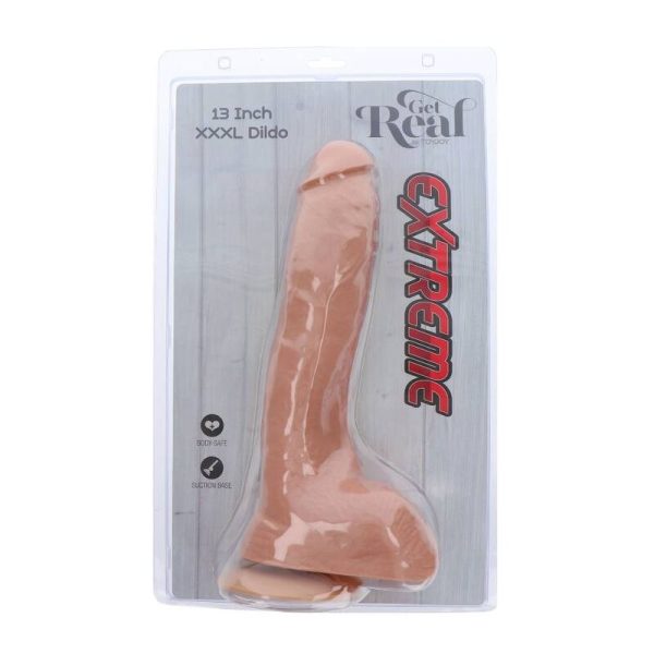 GET REAL - EXTREME XXXL DILDO 34 CM PELE - Image 5