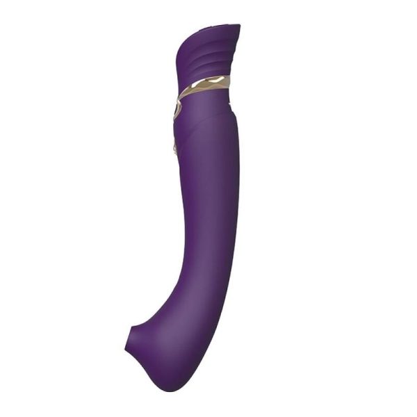 ZALO - QUEEN SET PULSE WAVE CLIT STIM ROXO - Image 10