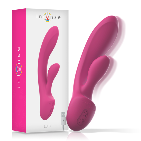 INTENSE - LUIGI VIBRATOR COELHO SILICONE ROSA - Image 2