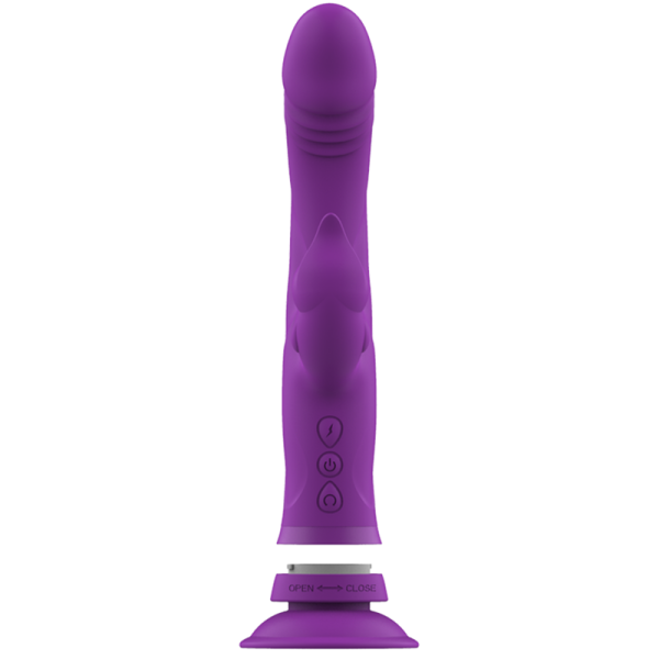 INTENSE - CASANOVA VIBRATOR RABBIT SILICONE TRIPLE ENGINE PURPLE - Image 6