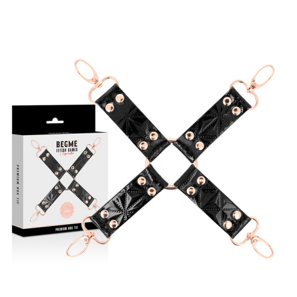 BEGME - BLACK EDITION HOG TIE DE COURO VEGANO - Image 2