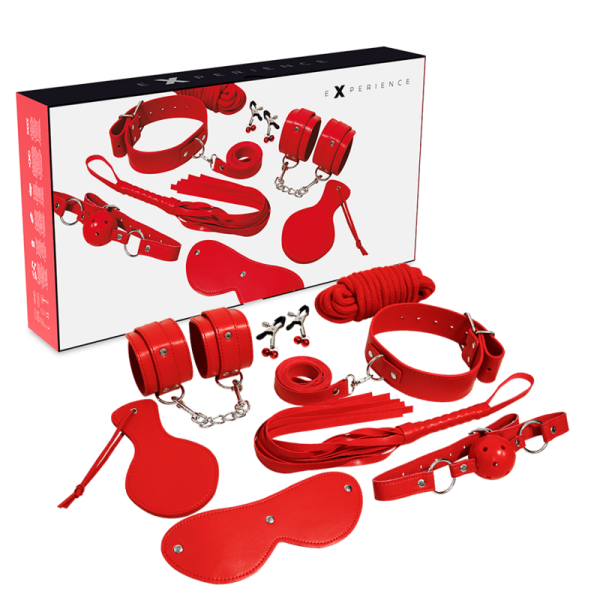 EXPERIENCE - KIT BDSM FETISH SÉRIE VERMELHA